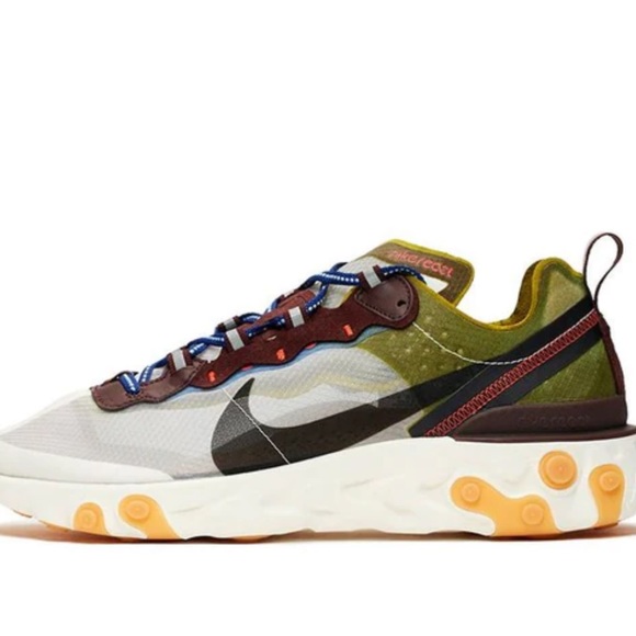 Nike React Element 87 'Moss' AQ1090-300 - Picture 3 of 7